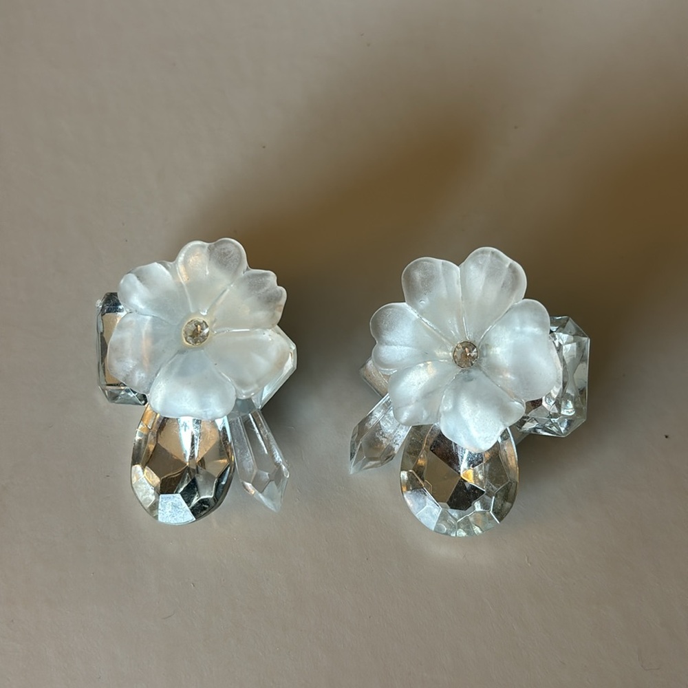 Crystal-like earrings